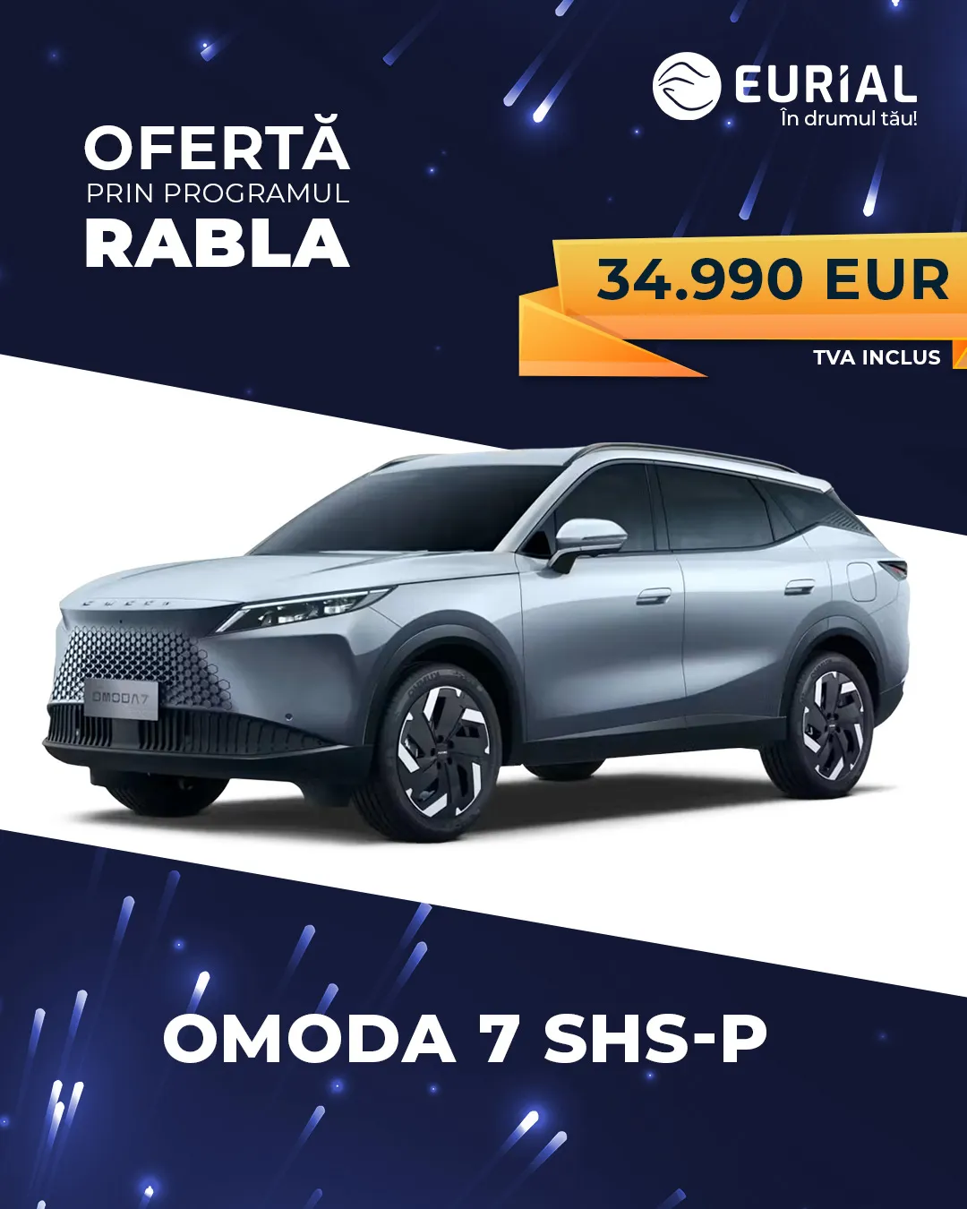 Ofertă Rabla Omoda 7 SHS-P — de la 34.990 EUR TVA inclus