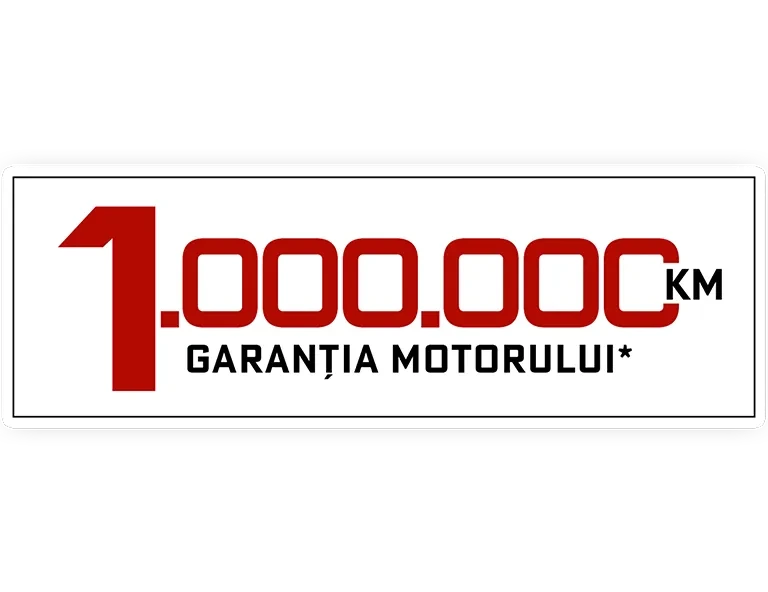 Garantia motorului pana la 1.000.000 km